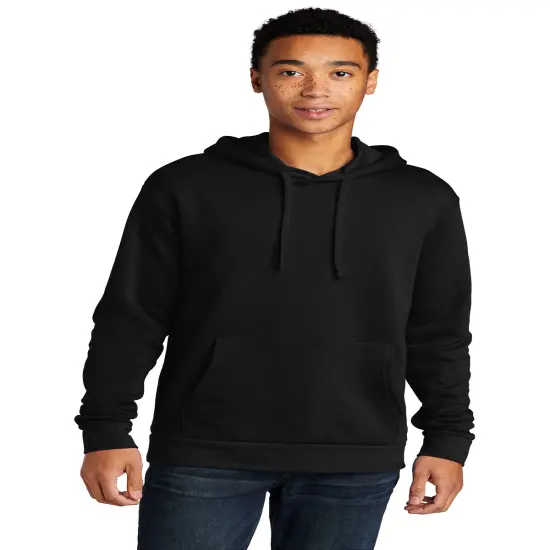 Next Level&reg; Unisex Santa Cruz Pullover Hoodie Black on black {3}
