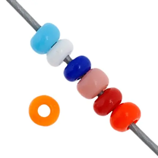 John Bead 10/0 Opaque Czech Glass Seed Beads, 500g Assorted Opaque {2}