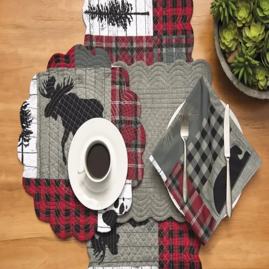 Hayden Round Placemats Set of 6, 17" {6}