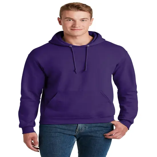 Jerzees&reg; NuBlend Pullover Hooded Sweatshirt Long Sleeve Hoodie Deep purple {1}