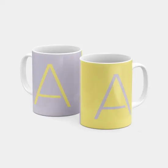 Monogram Letter 11oz Mug XXV {3}