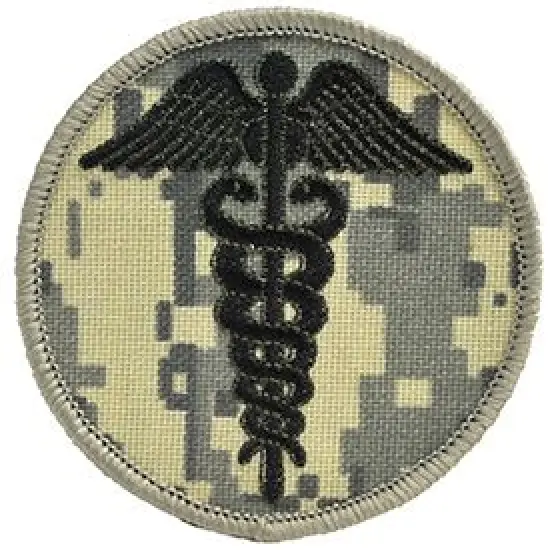 Medic Caduceus Patch Camo 3" {1}