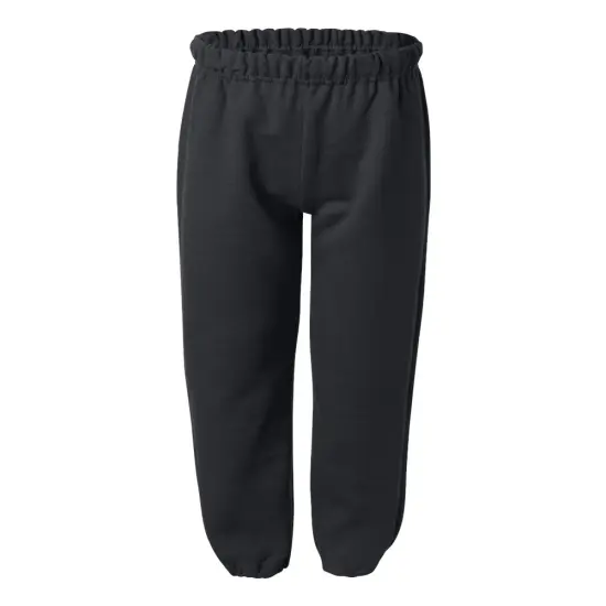 Gildan&reg; Youth Comfortable Sweatpants Heavy Blend Pants Black {1}