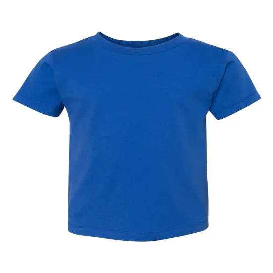 BELLA + CANVAS&reg; Toddler Jersey Crew Neck Shot Sleeve T-Shirt True Royal {1}