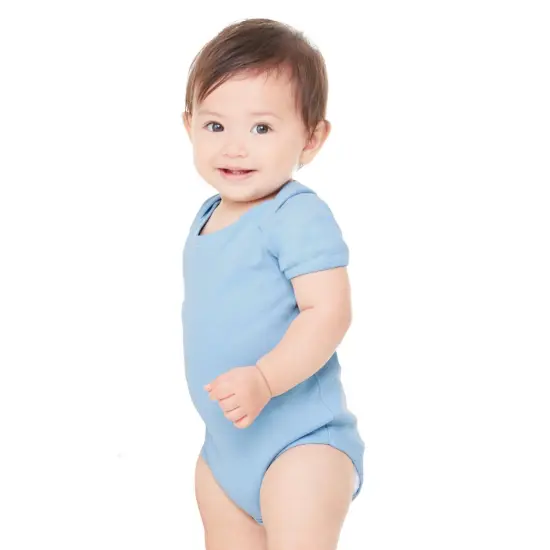 BELLA + CANVAS&reg; Short Sleeve Infant Jersey One Piece Natural {4}