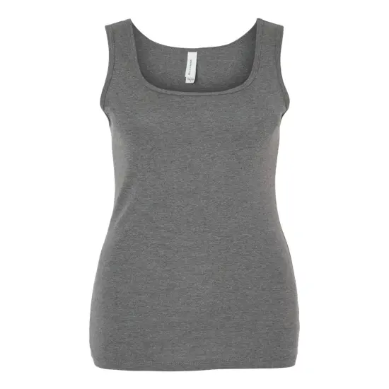 BELLA + CANVAS&reg; Women's Micro Rib Tank - 1081 Deep Heather {1}