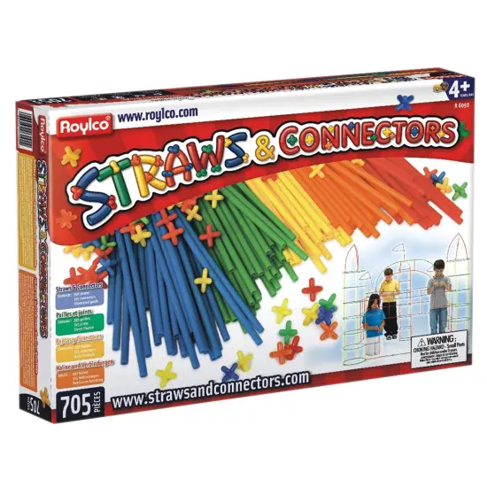 Straws & Connectors Set, 705 Pieces {1}