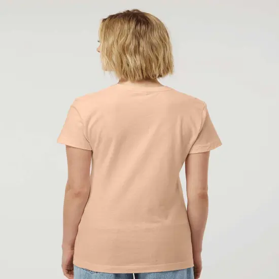 Tultex&reg; Women's Fine Jersey Classic Fit Short Sleeve T-Shirt White {7}