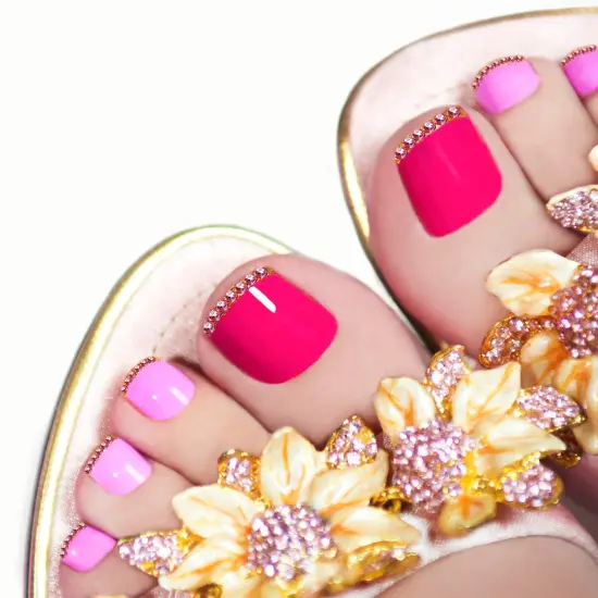 2000 Pieces Pink Flatback Rhinestones Bulk for Crafting 6 Sizes Round Crystal Nail Rhinestones Bedazzling Nail Gems with Tweezer Picking Pen for Nail Art Makeup Clothes Shoes DIY {3}