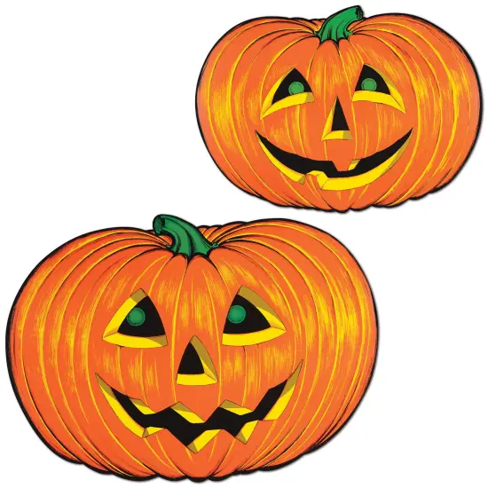 Beistle - Jack-O-Lantern Faces - 25" - 12 Pack {1}