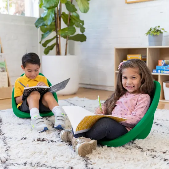 Leaf Floor Seat, Rocker Chair, 6-Piece Green {6}