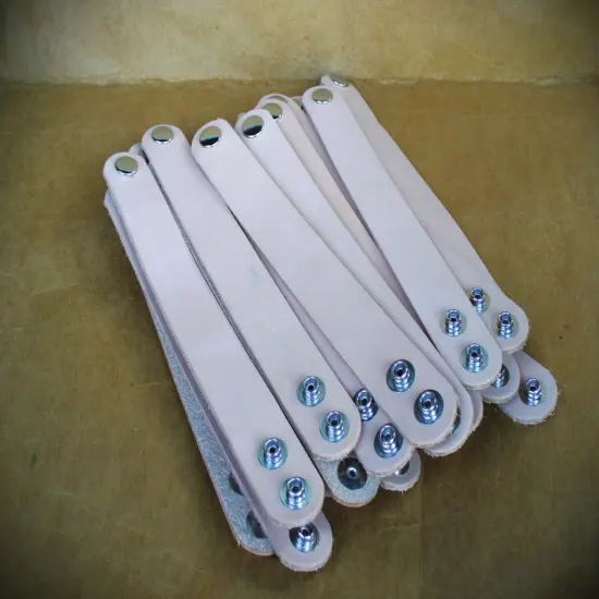 1 inch Adjustable Leather bracelets - pack of 6 {3}