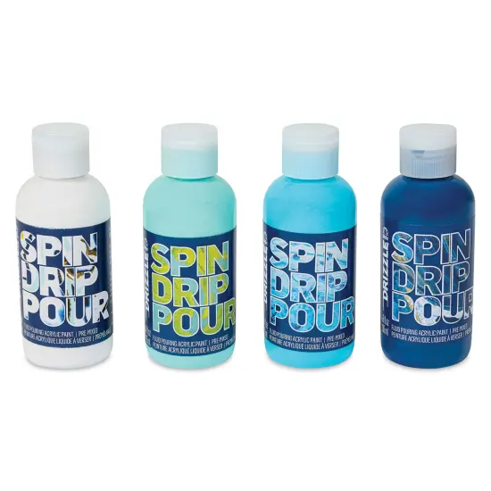 FolkArt Drizzle Acrylic Pouring Paints - Set of 4, Surf's Up, 136 ml {1}