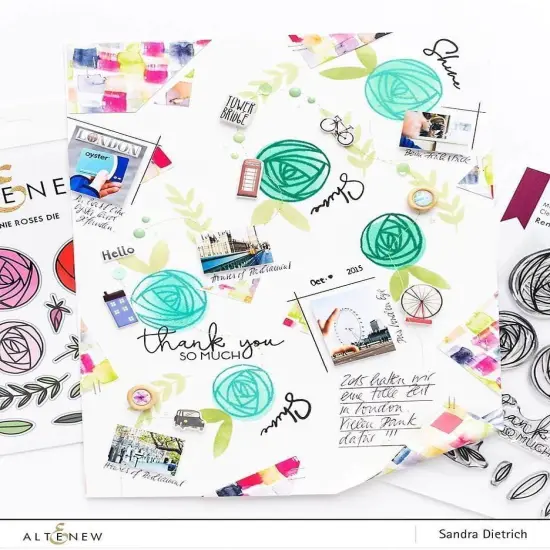 Green Fields Enamel Dots {5}