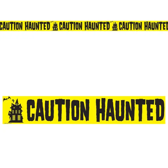 Beistle - Caution Haunted Party Tape - 3" x 20' - 12 Pack {1}