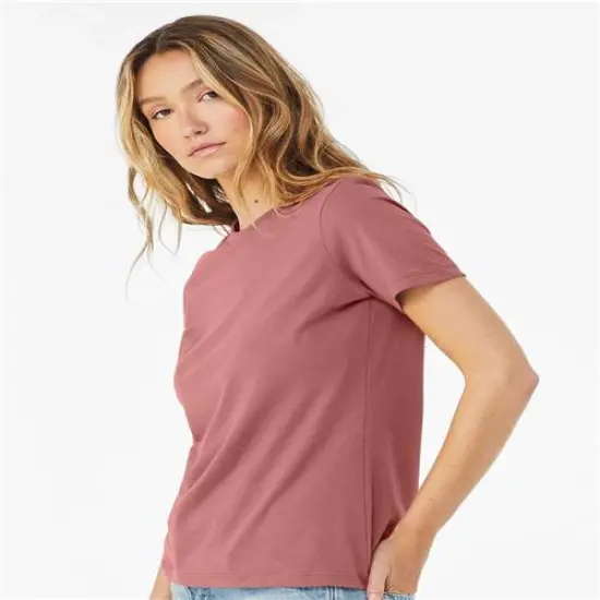 BELLA + CANVAS&reg; Women&rsquo;s Relaxed Jersey Crewneck Short Sleeve Tee Team purple {6}