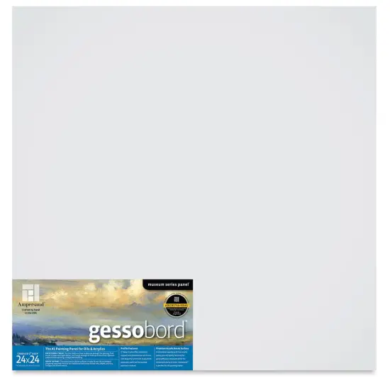 Ampersand Gessobord - 24" x 24", 2" Cradled {1}