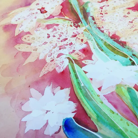 Creative Mark Masking Fluid Paint Brushes (Set of 10) - Watercolor Brushes Contains Synthetic Hair w/ Short Wood Handles {7}