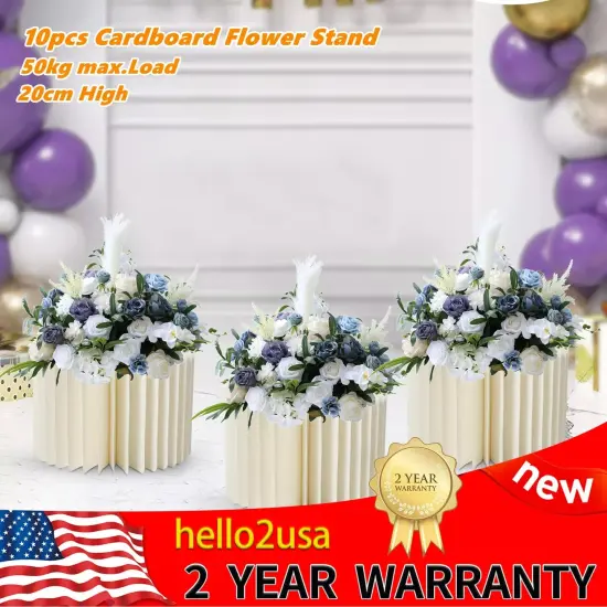 10pcs Cardboard Display Flower Stand Wedding Party Centerpiece Garden Decoration {3}