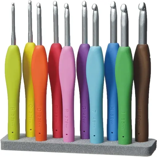 3672 Amour Crochet Hook Set, 10 Sizes {2}