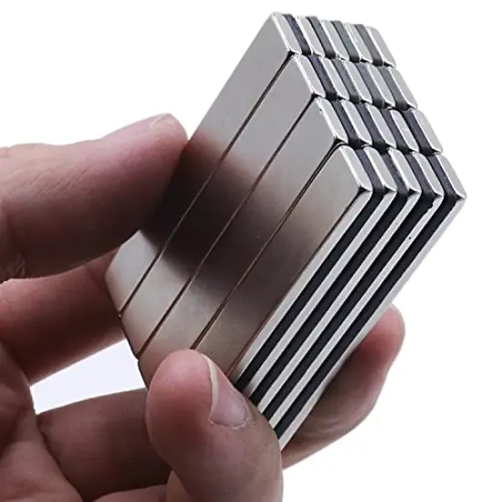 24 Pieces Powerful Neodymium Bar Magnets, Rare Earth Metal Neodymium Magnet - 60 x 10 x 3 mm, {6}