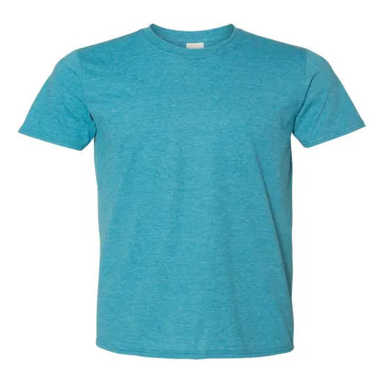 Gildan&reg; Softstyle Crewneck Short Sleeve T-Shirt Galapagos Blue {2}