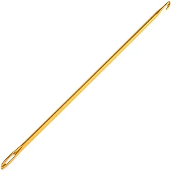 3 Pieces Aluminum Tunisian Afghan Crochet Hook Knit Needle Hand Weaving Knitting Tool DIY {3}