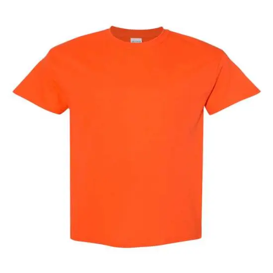 Gildan&reg; Heavy Cotton Crewneck Short Sleeve Tee Orange {1}