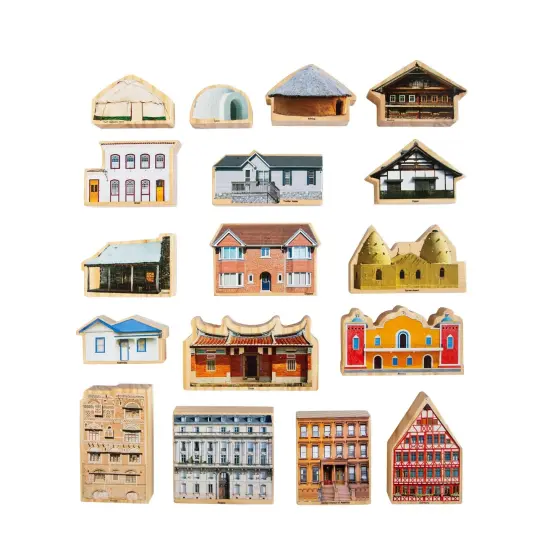 Where I Live? Wooden Blocks - Set of 17 - Ages 1+ {1}