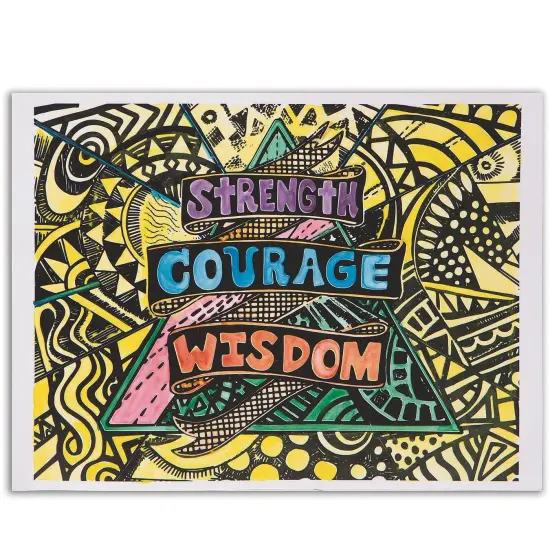 Easy Way Watercolor Pictures Craft Kit: Strength (Pack of 24) {1}