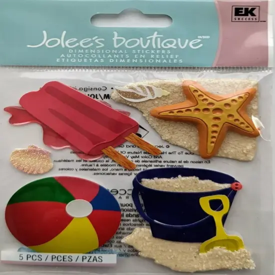 Jolee's Boutique Kids Beach Dimensional Stickers {1}