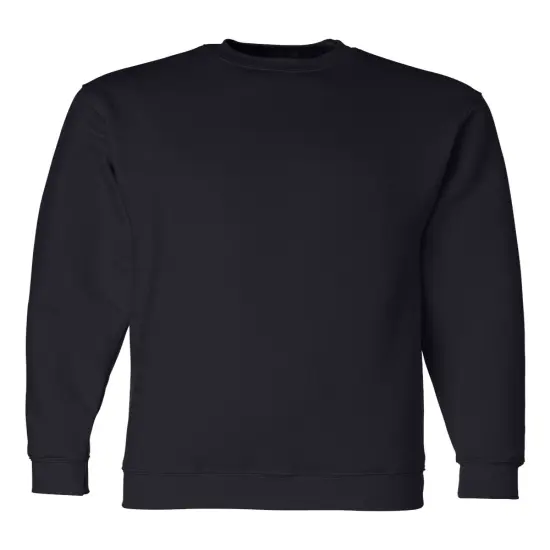 Bayside&reg; USA Made Crewneck Sweatshirt Navy {1}