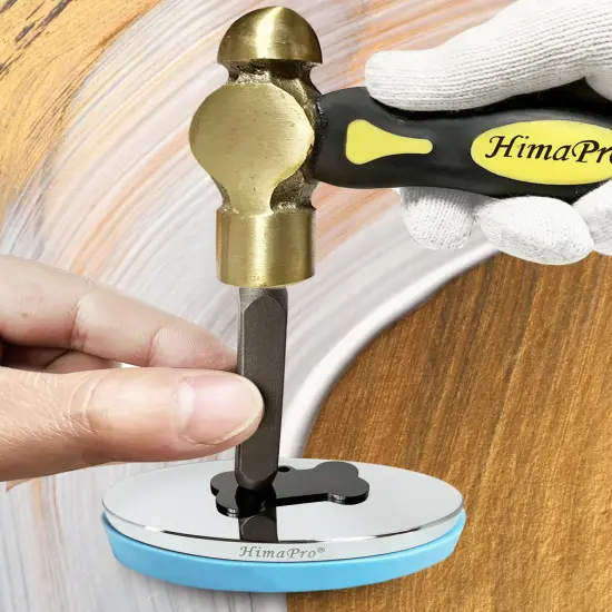 Professional No rebound Steel Bench Block, Metal Stamping Block for Jewelry Making - 3 inch Round Block with Mirror Polishing and Chrome Plating {5}