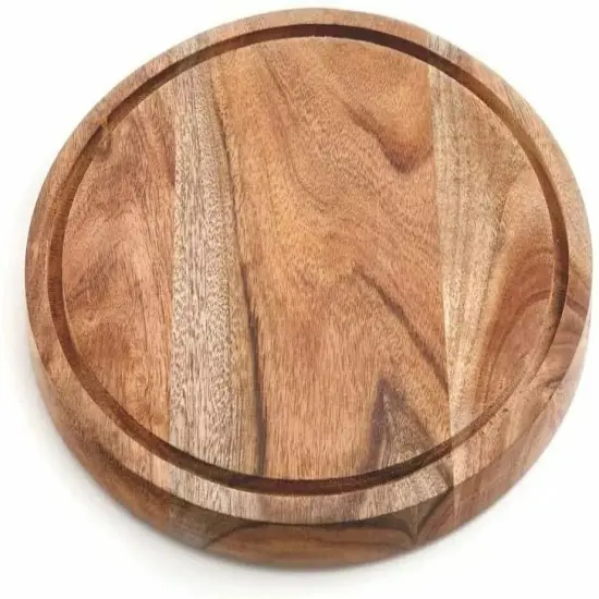 Wood Cake Stand with Glass Dome: Transformable to Cheese Board - Multi-function {2}