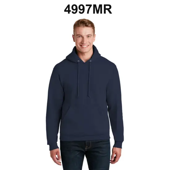 JERZEES&reg; Super Comfortable Hooded Sweatshirt Maroon {3}