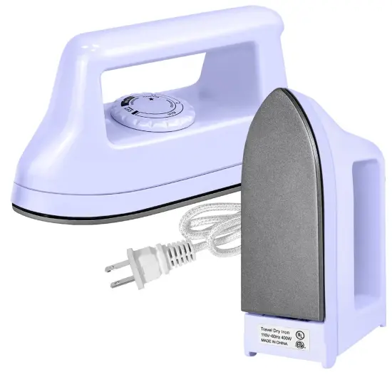 Iron Handy Heat Press Machine Kit Portable with PVC Doormat for Heat Transfer, Charging Base Accessories for DIY T-Shirt Shoe Bag Vinyl Projects {2}