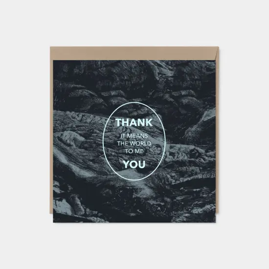 Thank You Card, Modern Thank You Card {1}