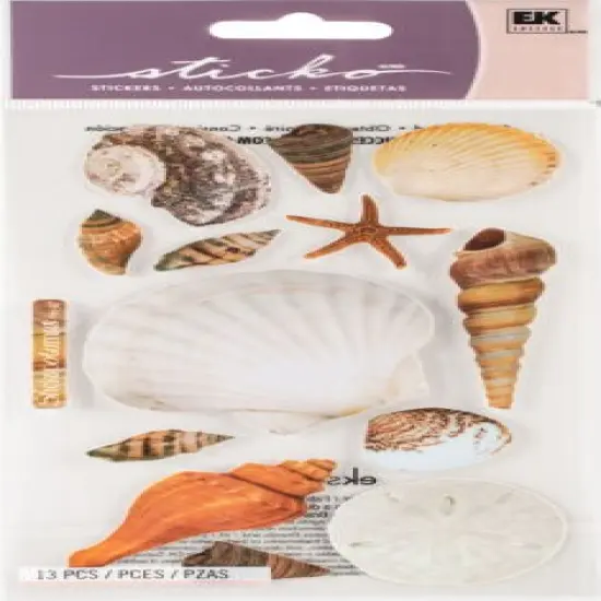 Sticko Seashells Cardstock Stickers {1}