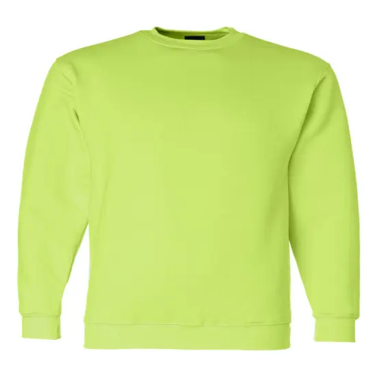 Bayside&reg; USA Made Crewneck Sweatshirt Lime green {1}