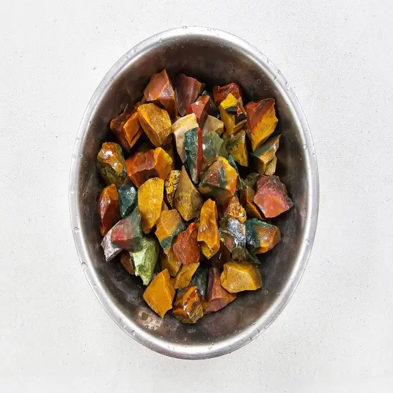 Fancy Jasper Crystal Stones Raw Rough Bulk Aquarium D&eacute;cor Gemstones {7}