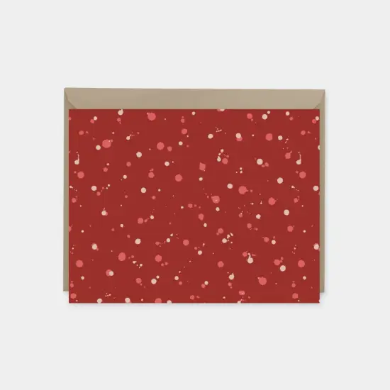 Colorful India Ink Splot Cards VII {1}