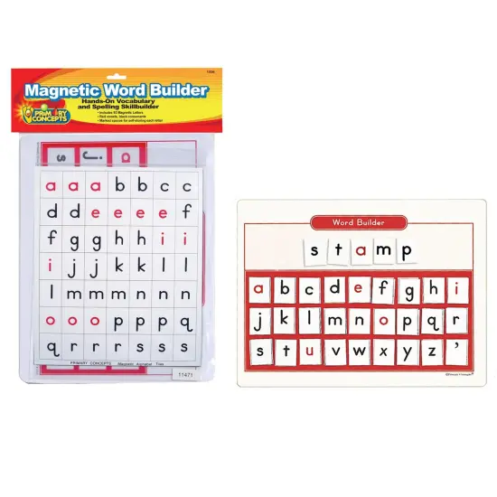 Magnetic Word Builder {1}