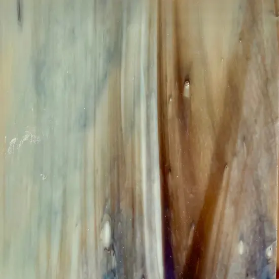 Wissmach COE 96-36 Black Oyster Pearl Prisma Fusible Glass Sheet {2}