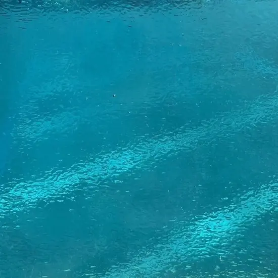 Wissmach COE 96-13 Deep Blue Sky Transparent Fusible Glass Sheet {1}