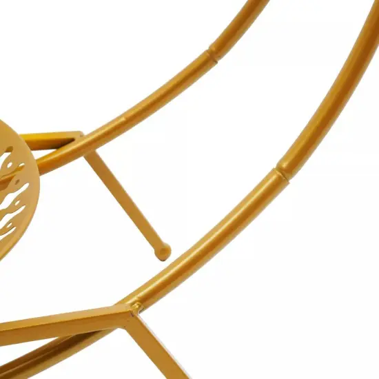 Arch Double Hoop Cake Stand Wedding Cake Rack Flower Balloon Decor Shelf {5}