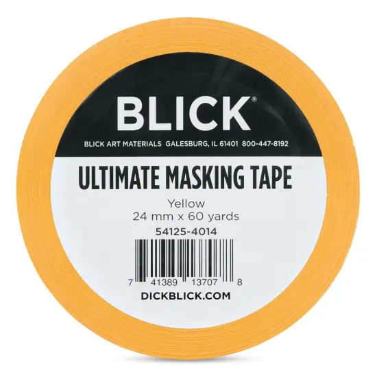 Blick Ultimate Masking Tape - Yellow, 24 mm x 60 yds {1}