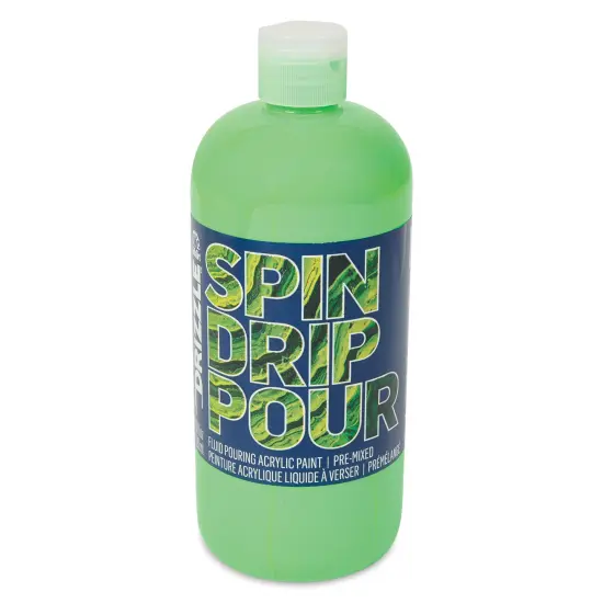 FolkArt Drizzle Acrylic Pouring Paint - Neon Limeade, 520 ml {1}