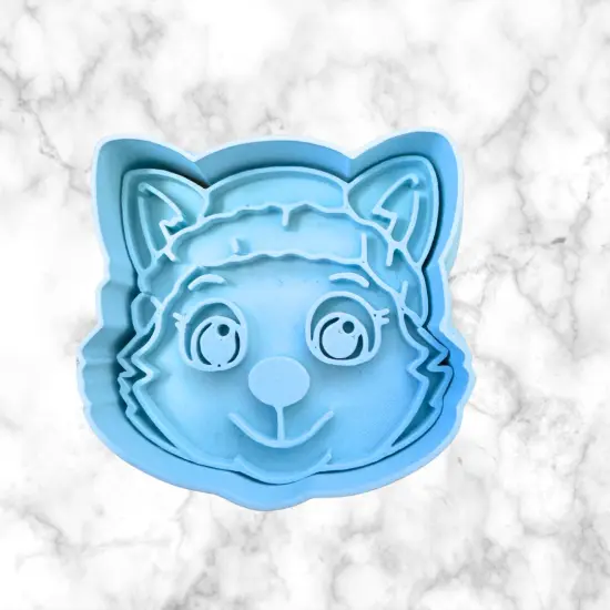 Dog Patrol face Cookie Cutter & Stamp 9 PCS Set and Individual {7}