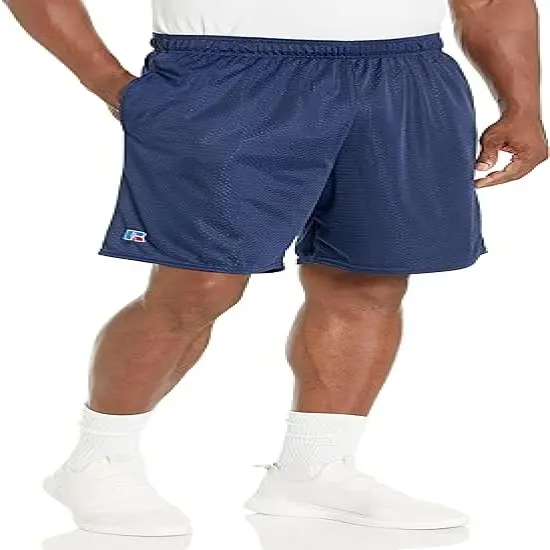 Russell Athletic&reg; Tricot Mesh Shorts with Pockets For Adult Black {8}