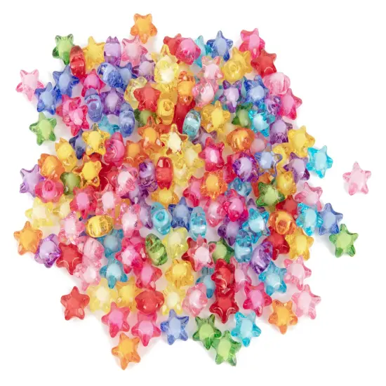 CousinDIY Bead Mix 280/Pkg-Pastel Stars {4}